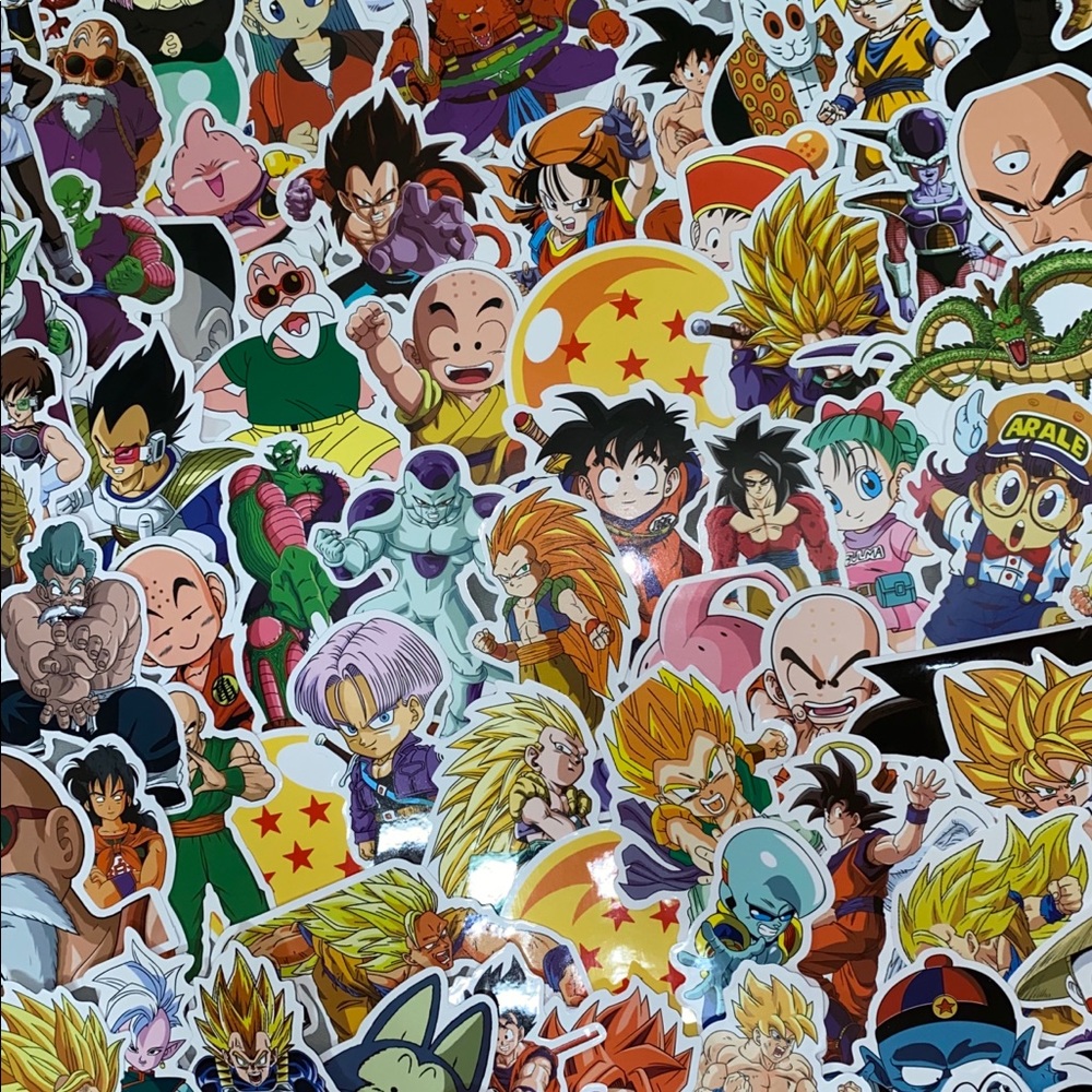 50 Dragon Ball Z Stickers